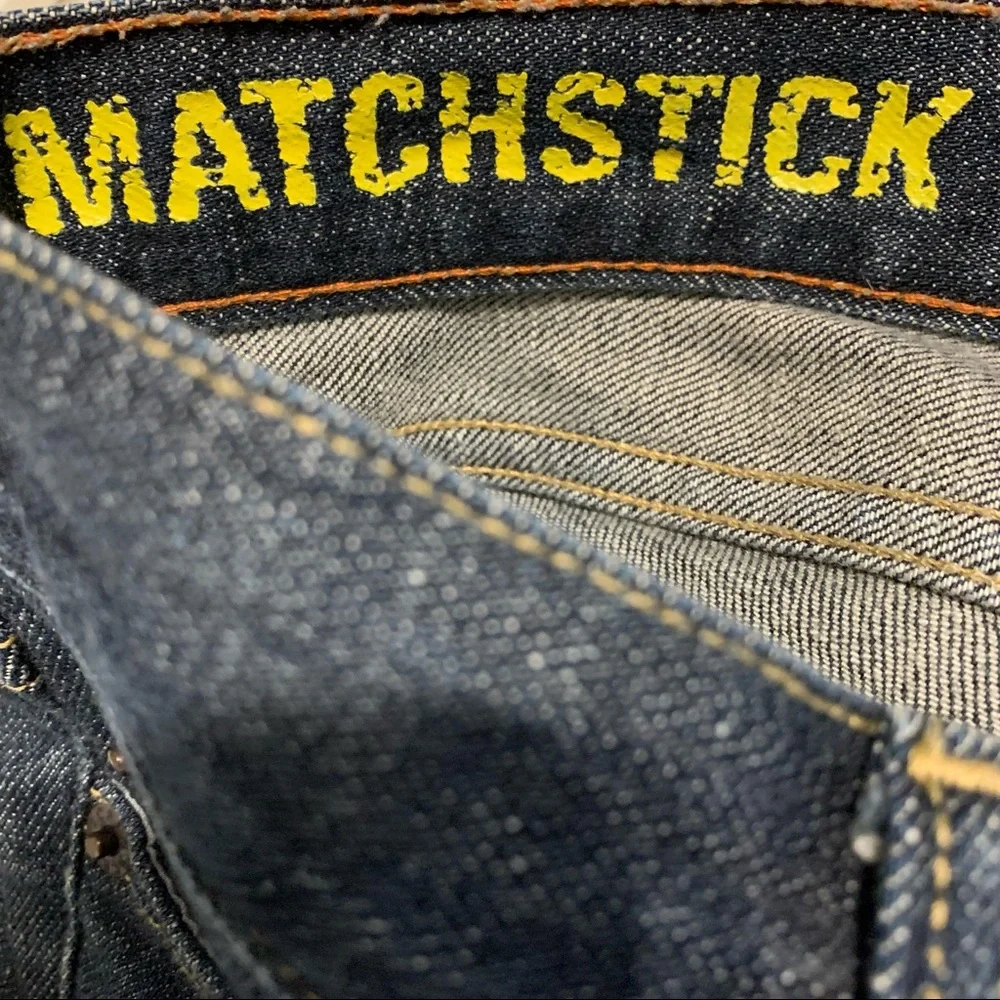 J. Crew stretch 26S matchstick whiskered denim jeans straight leg cotton blend